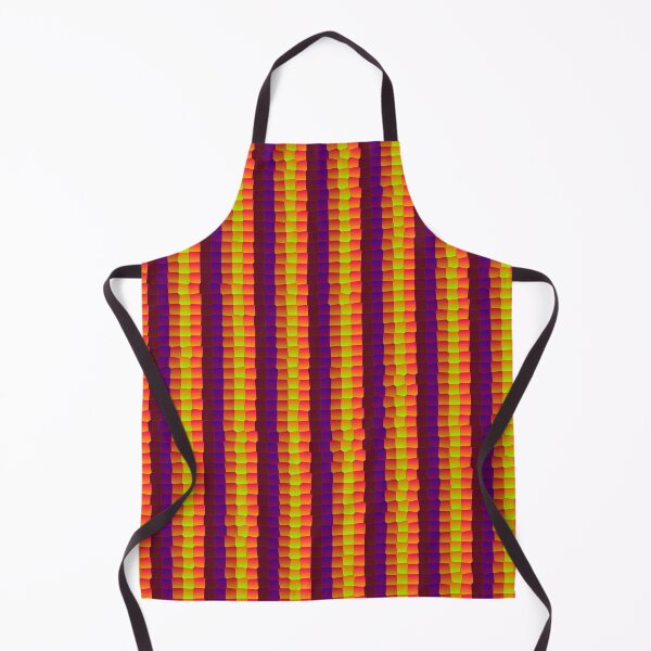Item preview, Geometric Hot Rainbow Layered Scales Abstract Fluid Lines designed and sold by Alchemy-A-La-G.