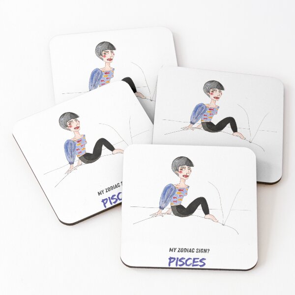 Item preview, Watercolor Zodiac Signs - Pisces designed and sold by energy-power.