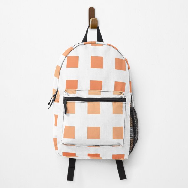 Item preview, Orange and Cream Gradient White Grid Bold Squares Minimal Pattern Design designed and sold by patternsoup.