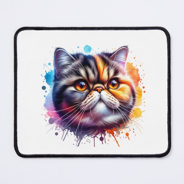 Item preview, Watercolor Exotic Shorthair Cat Face designed and sold by TheAnimalZ00.