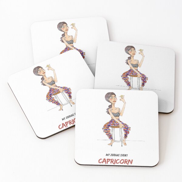 Item preview, Watercolor Zodiac Signs - Capricorn designed and sold by energy-power.