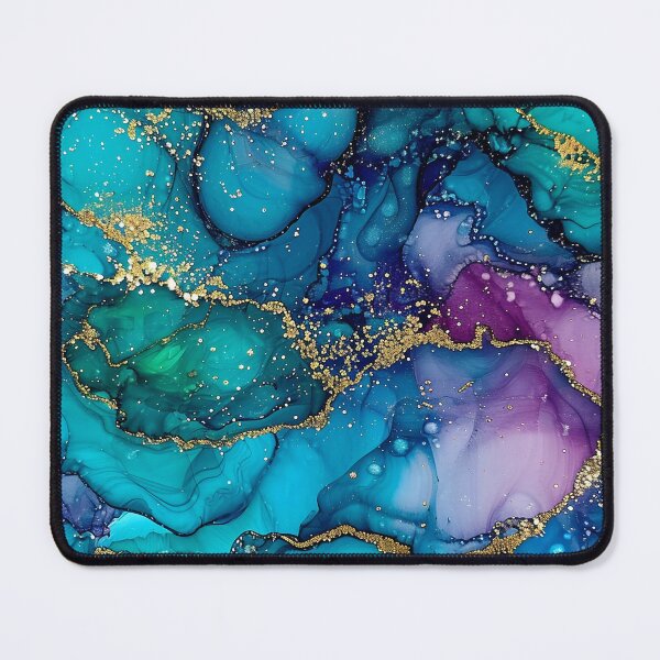 Item preview, Vibrant Purple and Teal Marble Print Marble Graphic Design Unique Gift Options designed and sold by KT1981.