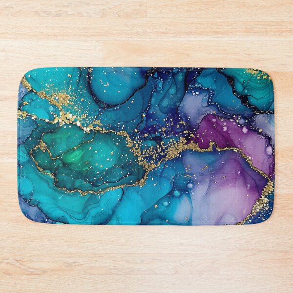 Item preview,  Vibrant Purple and Teal Marble Print Marble Graphic Design Unique Gift Options  designed and sold by KT1981.