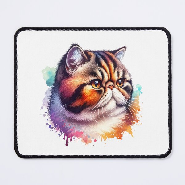 Item preview, Watercolor Exotic Shorthair Cat Face designed and sold by TheAnimalZ00.