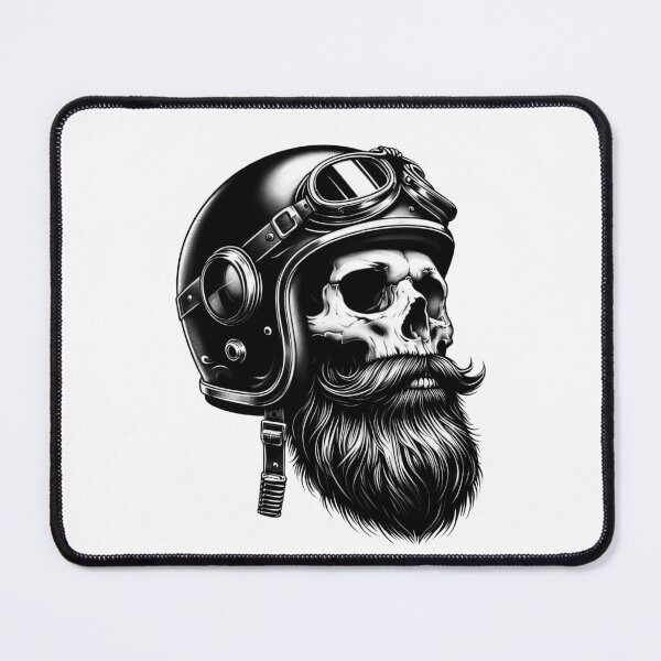 Item preview, SKULL DARK HELMET MOTORCYCLE BEARD BYKER RACING CAR NASCAR MOTO GP CHOPPER #ogirdor designed and sold by ogirdorgraphics.