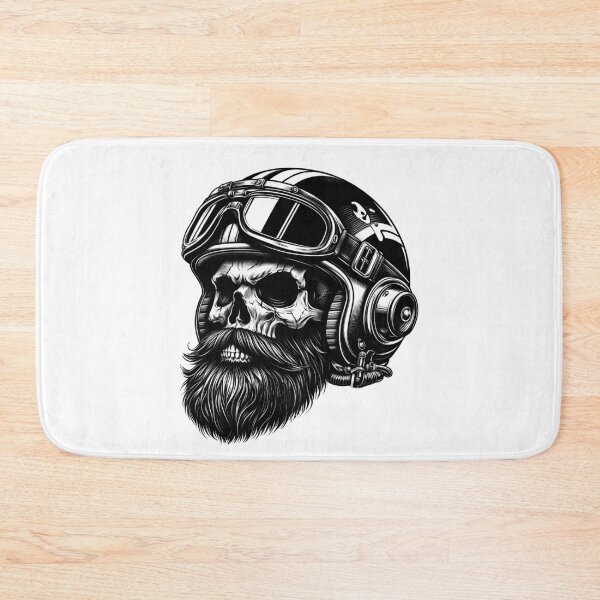 Item preview, SKULL DARK HELMET MOTORCYCLE BEARD BYKER RACING CAR NASCAR MOTO GP CHOPPER #ogirdor designed and sold by ogirdorgraphics.