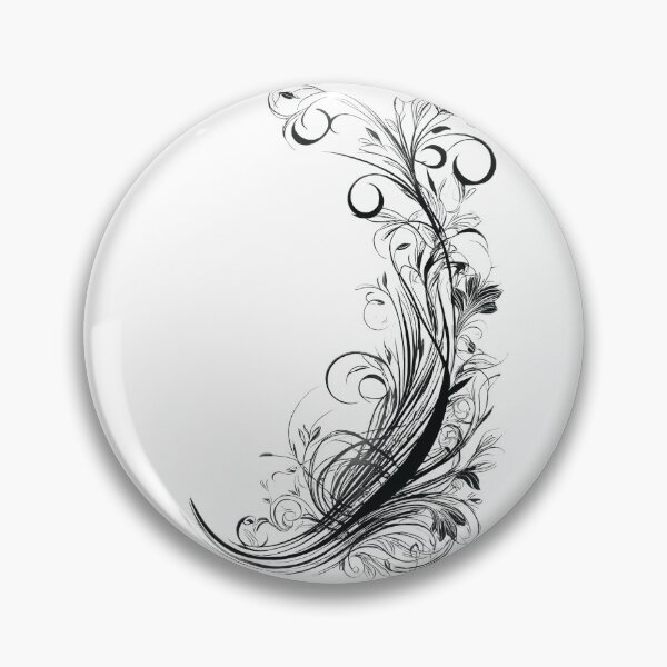 Item preview, Ornamental filigree tattoo designed and sold by MatrixTattoo.