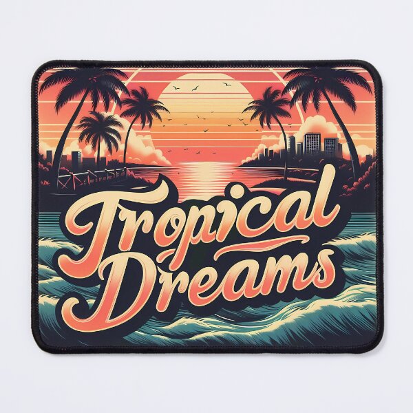 Item preview, Tropical Dreams, typography designed and sold by maxmaj.