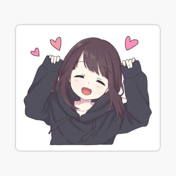 Menhera Chan Sticker for Sale by nombebah
