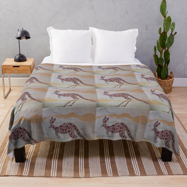 Item preview, Kangaroo in Desert Mountains  designed and sold by KakiDimock.