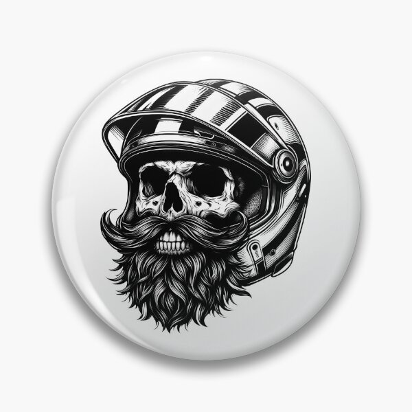 Item preview, SKULL DARK HELMET MOTORCYCLE BEARD BYKER RACING CAR NASCAR MOTO GP CHOPPER #ogirdor designed and sold by ogirdorgraphics.