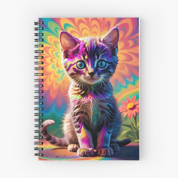 Artikelvorschau, Psychedelic Kitty entworfen und verkauft von ChimericCreate.