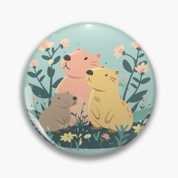 Item preview, Capybara's family designed and sold by Parn Promsuwan.