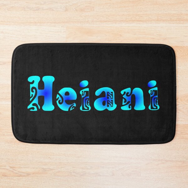 Item preview, HEIANI - blue (Polynesian first name) designed and sold by Nesian-Tahiti.