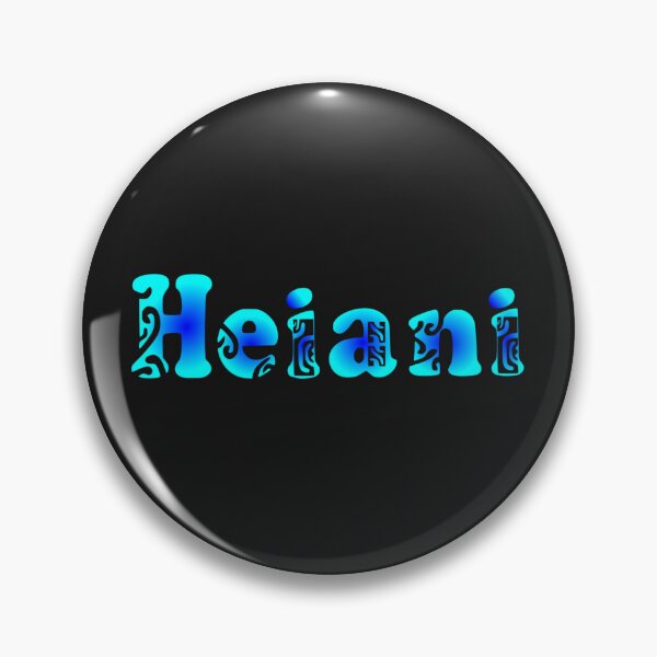 Item preview, HEIANI - blue (Polynesian first name) designed and sold by Nesian-Tahiti.
