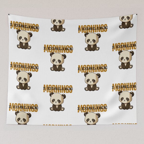 Item preview, Sad Panda I Dislike Mornings designed and sold by KDprint.