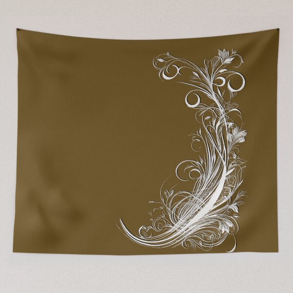 Item preview, Reverse Ornamental filigree tattoo designed and sold by MatrixTattoo.