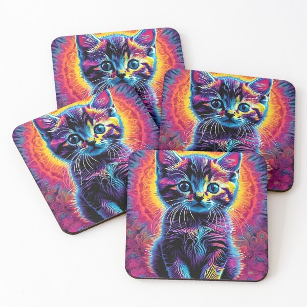 Artikelvorschau, Psychedelic Kitty entworfen und verkauft von ChimericCreate.