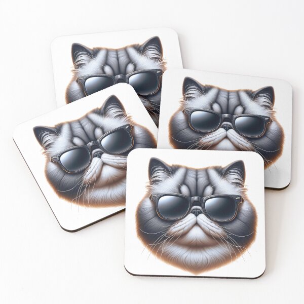 Item preview, Exotic Shorthair Cat Wearing Sunglasses designed and sold by TheAnimalZ00.