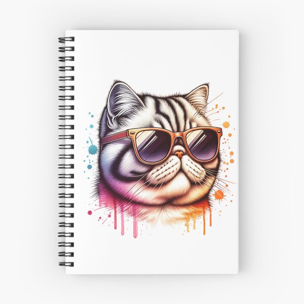 Item preview, Watercolor Exotic Shorthair Cat Wearing Sunglasses designed and sold by TheAnimalZ00.