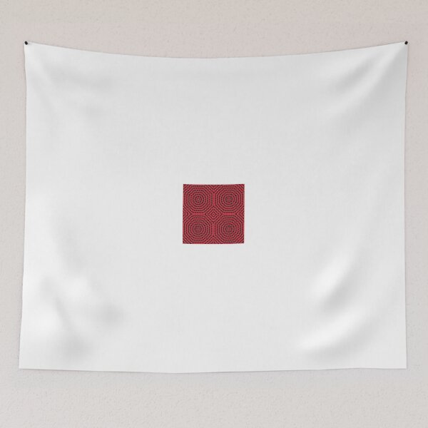 Item preview, "Crimson Waves: Abstract Red Background Design" designed and sold by hjian8219.