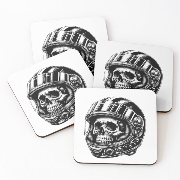Item preview, SKULL DARK HELMET MOTORCYCLE BEARD BYKER RACING CAR NASCAR MOTO GP CHOPPER #ogirdor designed and sold by ogirdorgraphics.