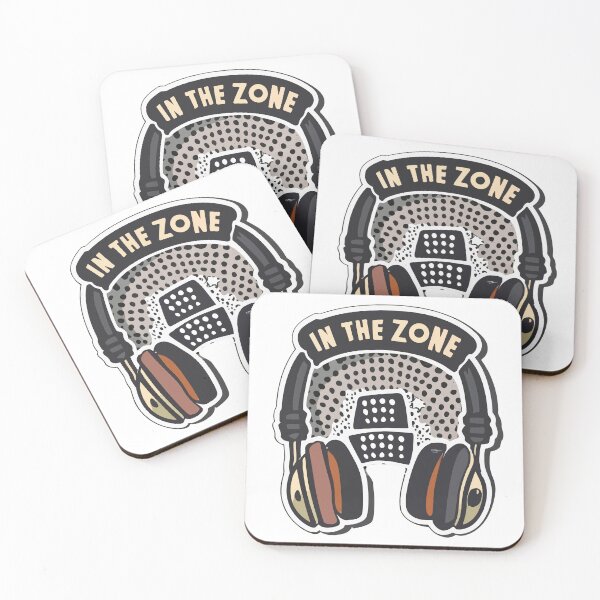Item preview, In the Zone Music Headphones - Comic Style Design designed and sold by NiftyWrx.