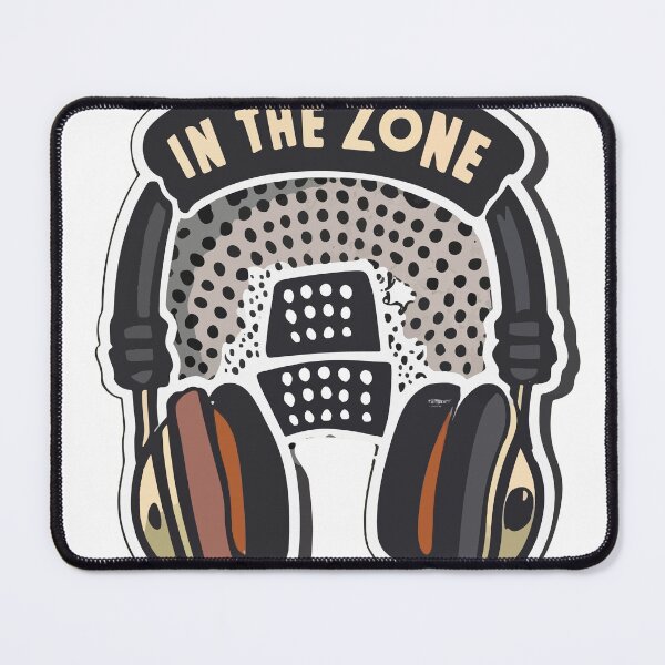 Item preview, In the Zone Music Headphones - Comic Style Design designed and sold by NiftyWrx.