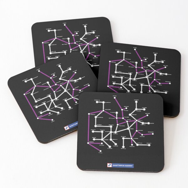 Item preview, Sagittarius Subway Map designed and sold by erremonzon.