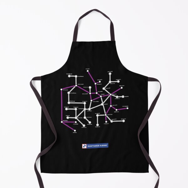 Item preview, Sagittarius Subway Map designed and sold by erremonzon.