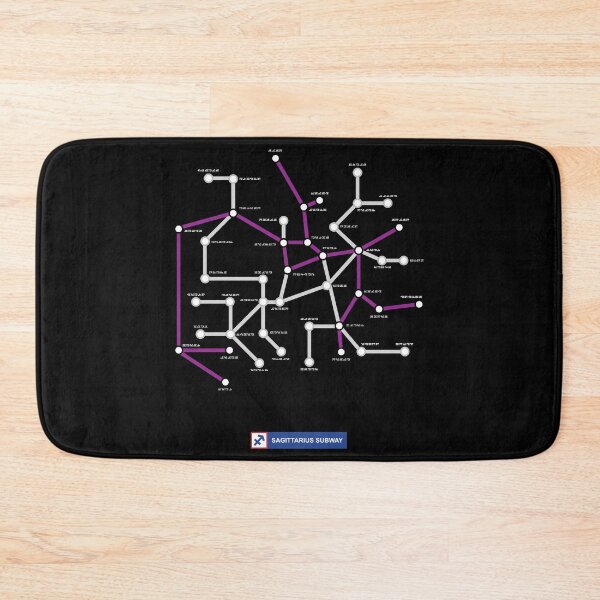 Item preview, Sagittarius Subway Map designed and sold by erremonzon.