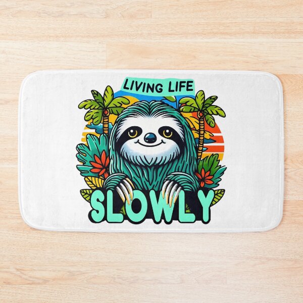 Item preview, Sloth Living Life Slowly Adventure Awaits designed and sold by SportsT-Shirts.