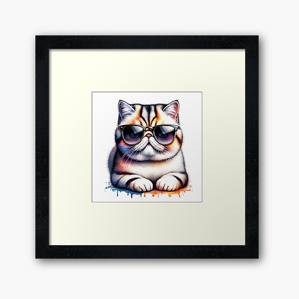 Item preview, Watercolor Exotic Shorthair  designed and sold by TheAnimalZ00.