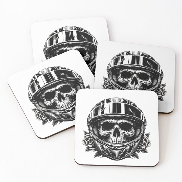 Item preview, SKULL DARK HELMET MOTORCYCLE BEARD BYKER RACING CAR NASCAR MOTO GP CHOPPER #ogirdor designed and sold by ogirdorgraphics.