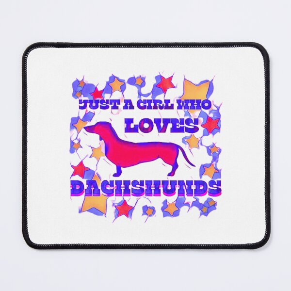 Item preview, Just a Girl Who Loves Dachshunds #2 designed and sold by creativerooney.