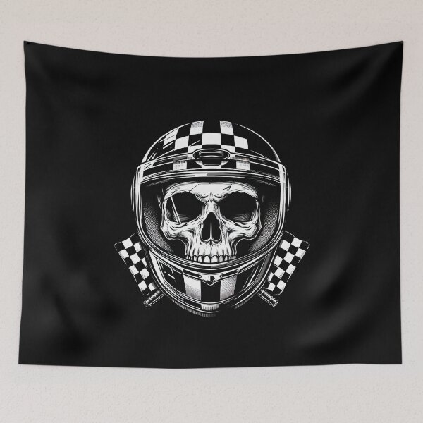 Item preview, SKULL DARK HELMET MOTORCYCLE BEARD BYKER RACING CAR NASCAR MOTO GP CHOPPER #ogirdor designed and sold by ogirdorgraphics.