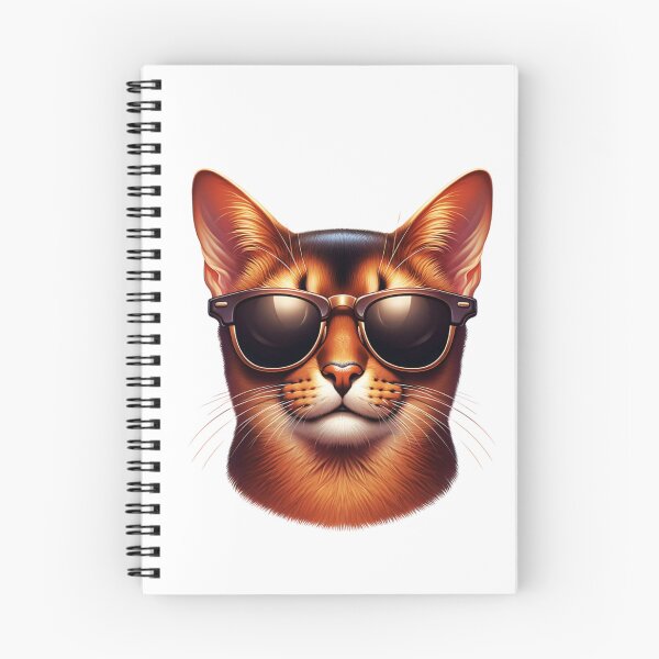 Item preview, Abyssinian Cat Wearing Sunglasses designed and sold by TheAnimalZ00.