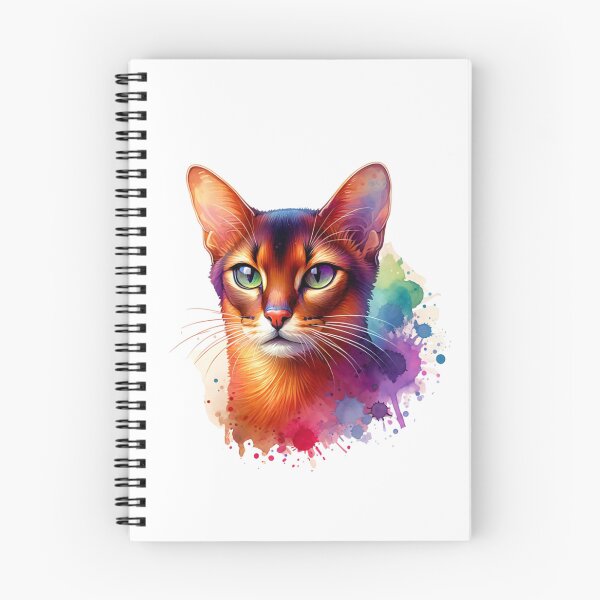 Item preview, Watercolor Abyssinian Cat  designed and sold by TheAnimalZ00.