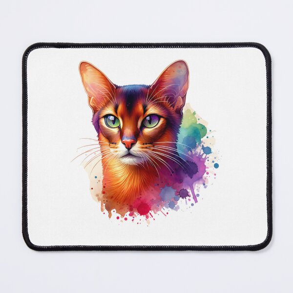 Item preview, Watercolor Abyssinian Cat  designed and sold by TheAnimalZ00.