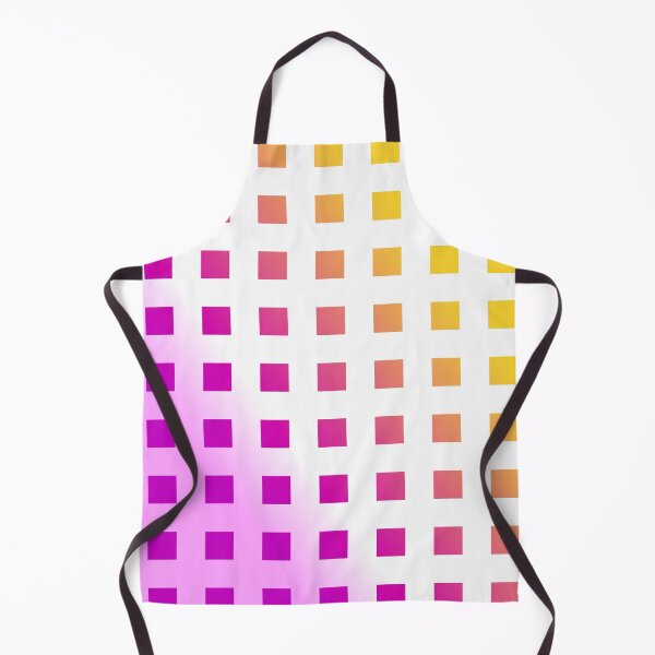 Item preview, Yellow and Pink Gradient Bold Grid Squares Minimal Pattern Design designed and sold by patternsoup.