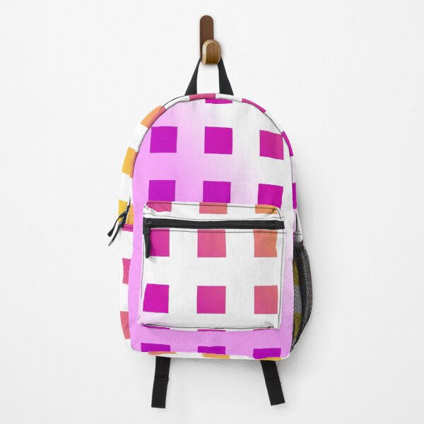 Item preview, Yellow and Pink Gradient Bold Grid Squares Minimal Pattern Design designed and sold by patternsoup.