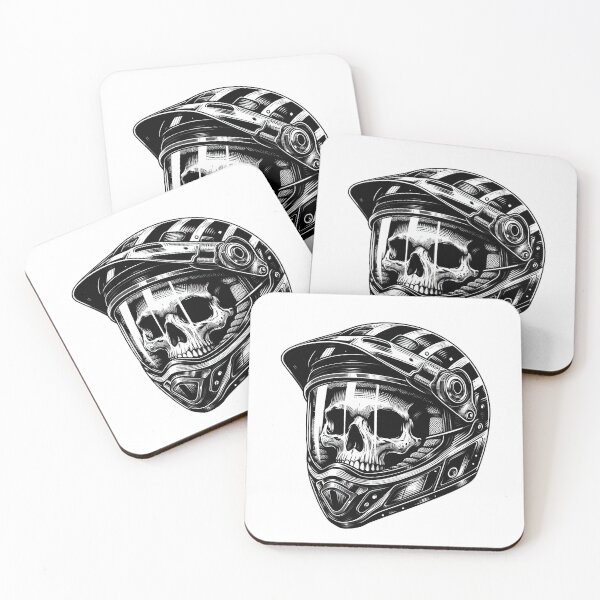 Item preview, SKULL DARK HELMET MOTORCYCLE BEARD BYKER RACING CAR NASCAR MOTO GP CHOPPER #ogirdor designed and sold by ogirdorgraphics.
