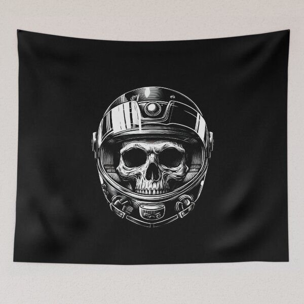 Item preview, SKULL DARK HELMET MOTORCYCLE BEARD BYKER RACING CAR NASCAR MOTO GP CHOPPER #ogirdor designed and sold by ogirdorgraphics.