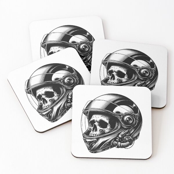 Item preview, sKULL DARK HELMET MOTORCYCLE BEARD BYKER RACING CAR NASCAR MOTO GP CHOPPER #ogirdor designed and sold by ogirdorgraphics.