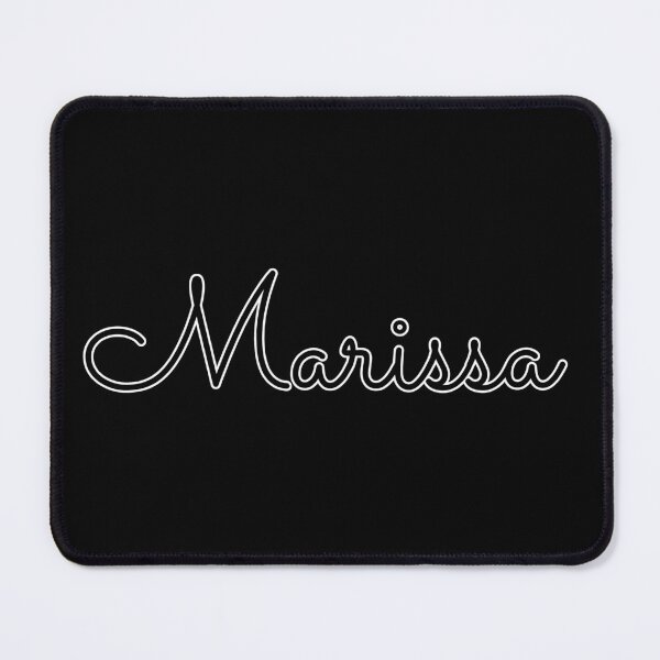 Item preview, Writing Marissa Name Label (Black) designed and sold by NormadWorld.