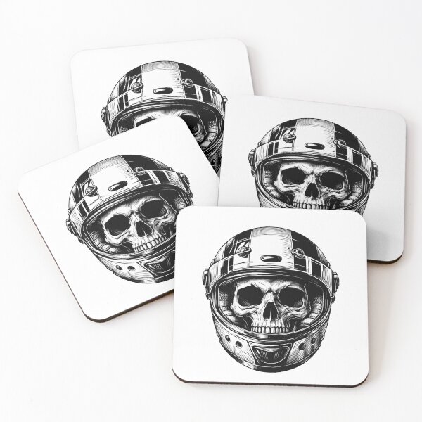 Item preview, sKULL DARK HELMET MOTORCYCLE BEARD BYKER RACING CAR NASCAR MOTO GP CHOPPER #ogirdor designed and sold by ogirdorgraphics.