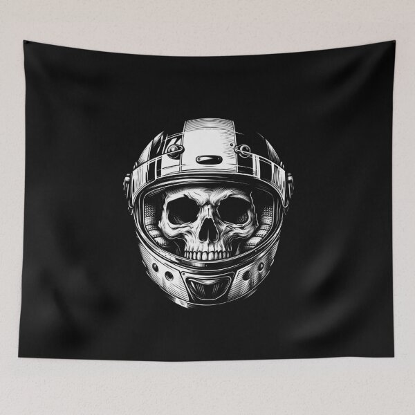 Item preview, sKULL DARK HELMET MOTORCYCLE BEARD BYKER RACING CAR NASCAR MOTO GP CHOPPER #ogirdor designed and sold by ogirdorgraphics.