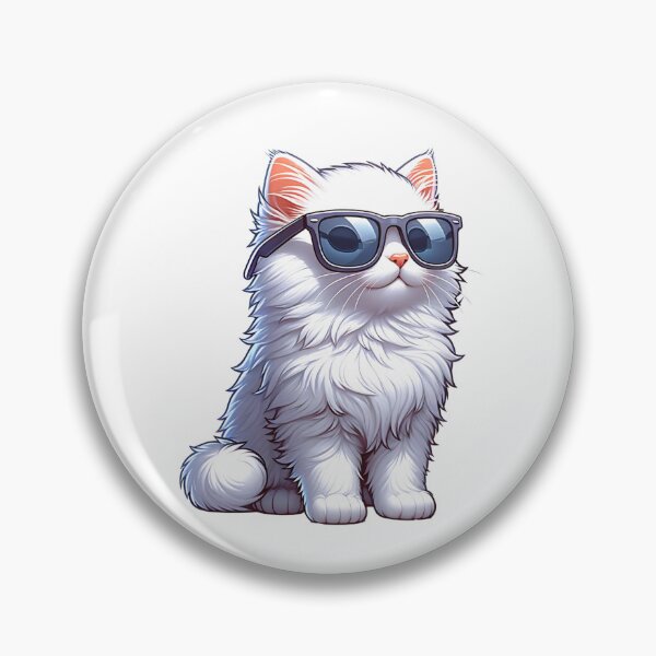 Item preview, Cool Turkish Angora Cat designed and sold by TheAnimalZ00.