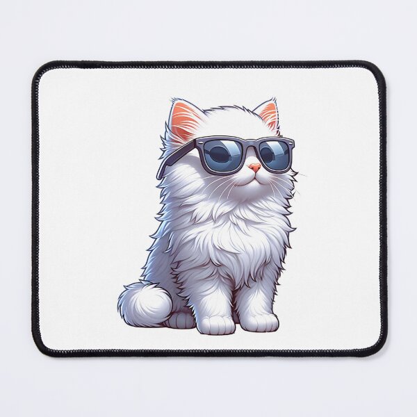 Item preview, Cool Turkish Angora Cat designed and sold by TheAnimalZ00.