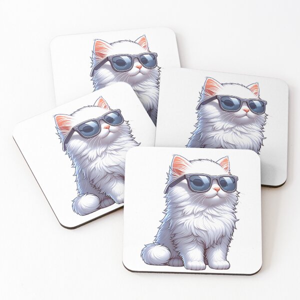 Item preview, Cool Turkish Angora Cat designed and sold by TheAnimalZ00.
